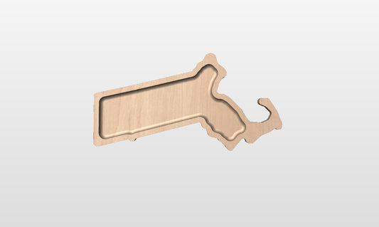 Massachusetts State Tray