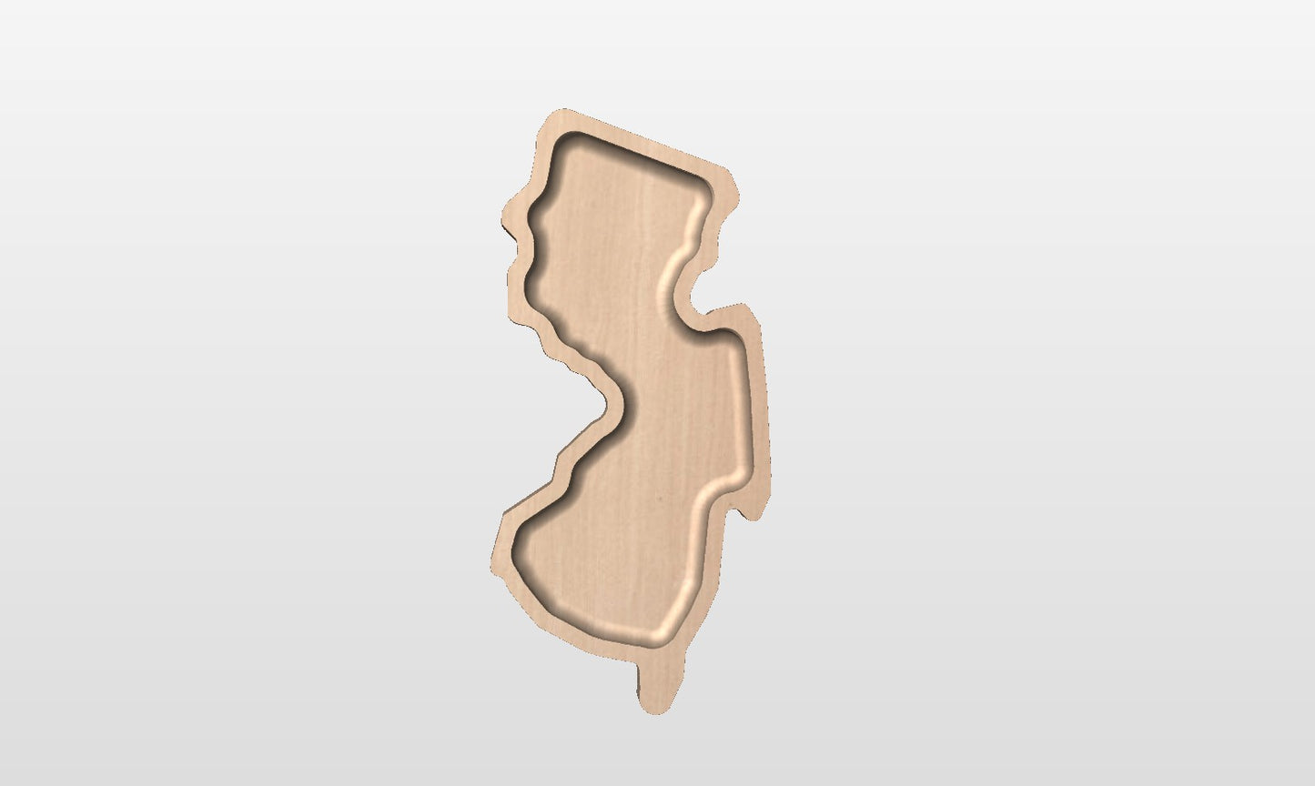 New Jersey State Tray