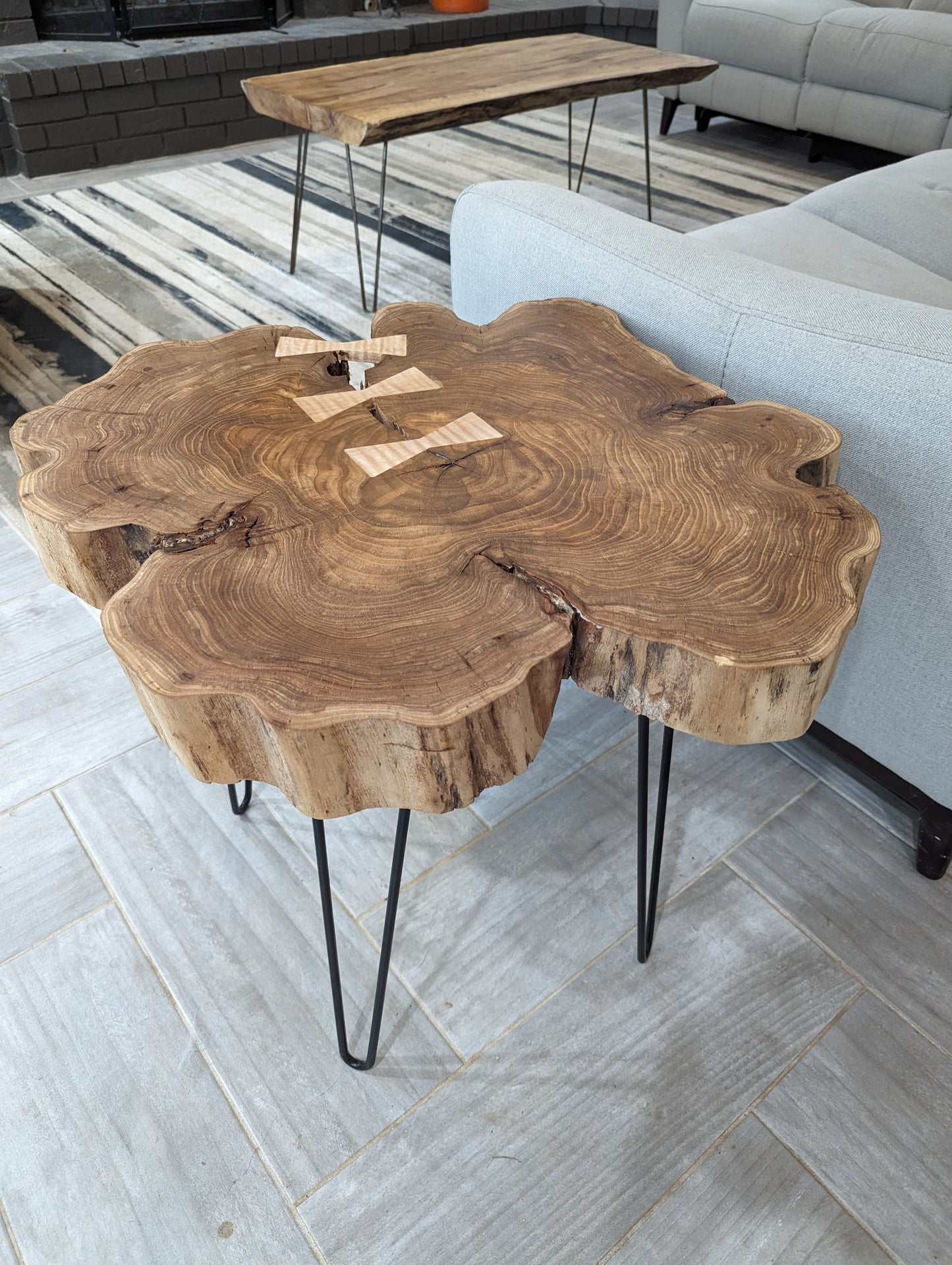 Elm Cookie End Table