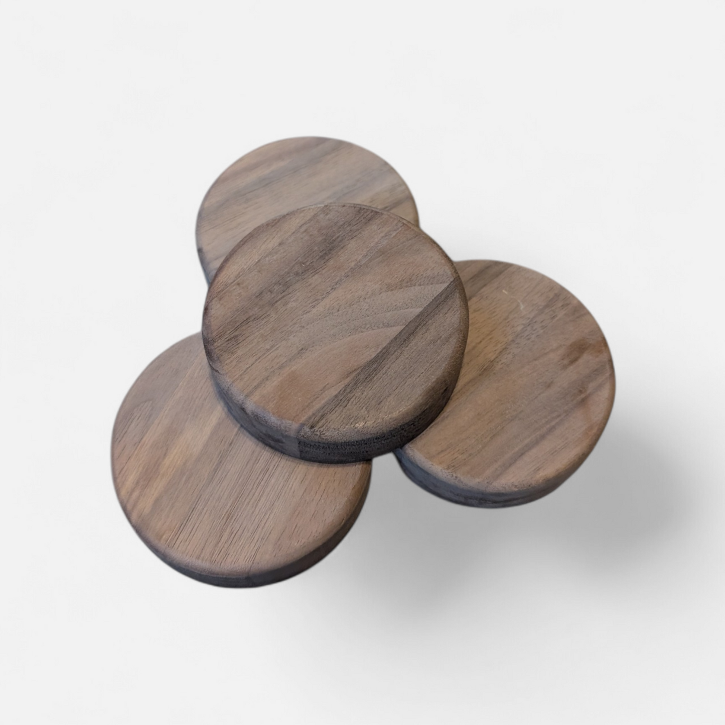 Magnetic Round Walnut Bottle Opener