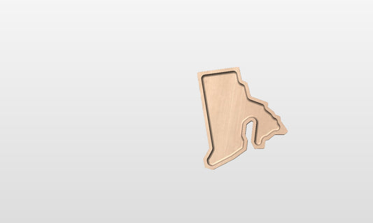 Rhode Island State Tray