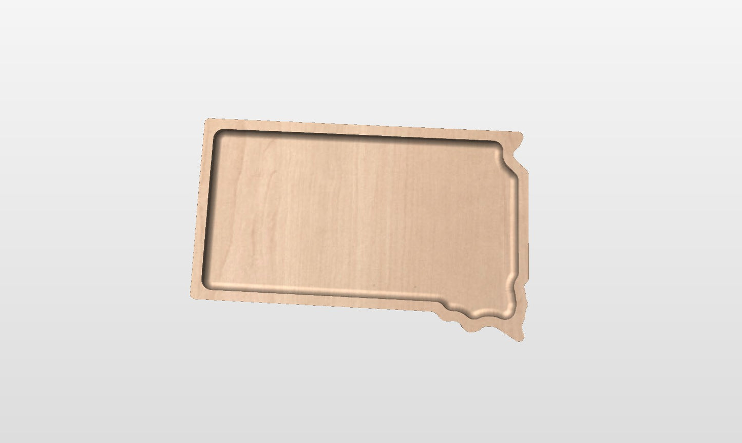 South Dakota State Tray