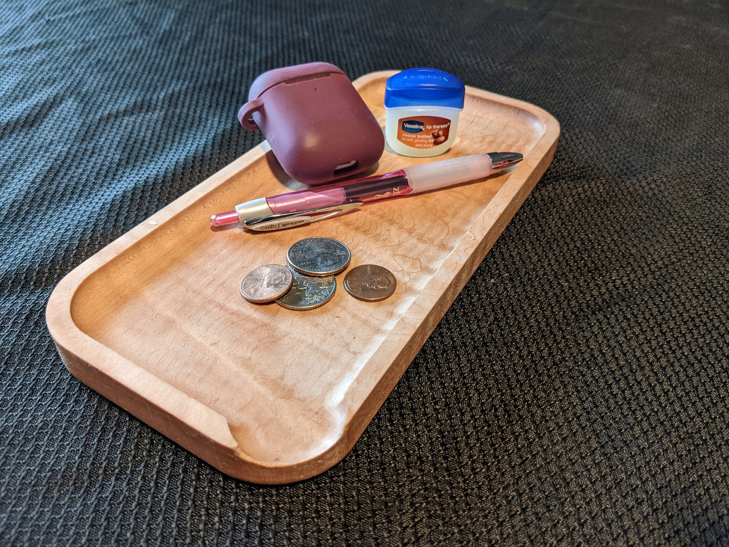 Curly Maple Notched Tray